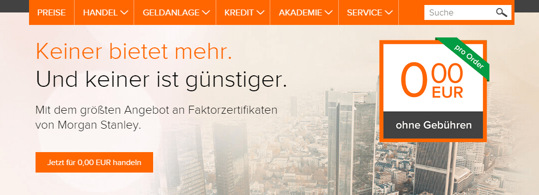 Ohne Gebühren handeln? Dies stellt bei Flatex kein Problem dar