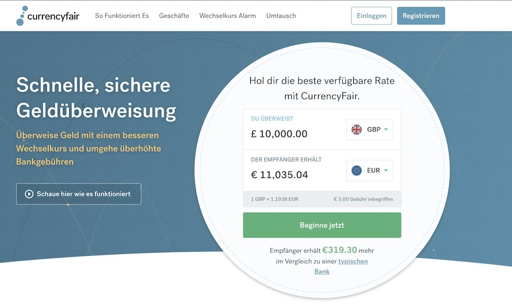 CurrencyFair Erfahrungen von Aktiendepot.com