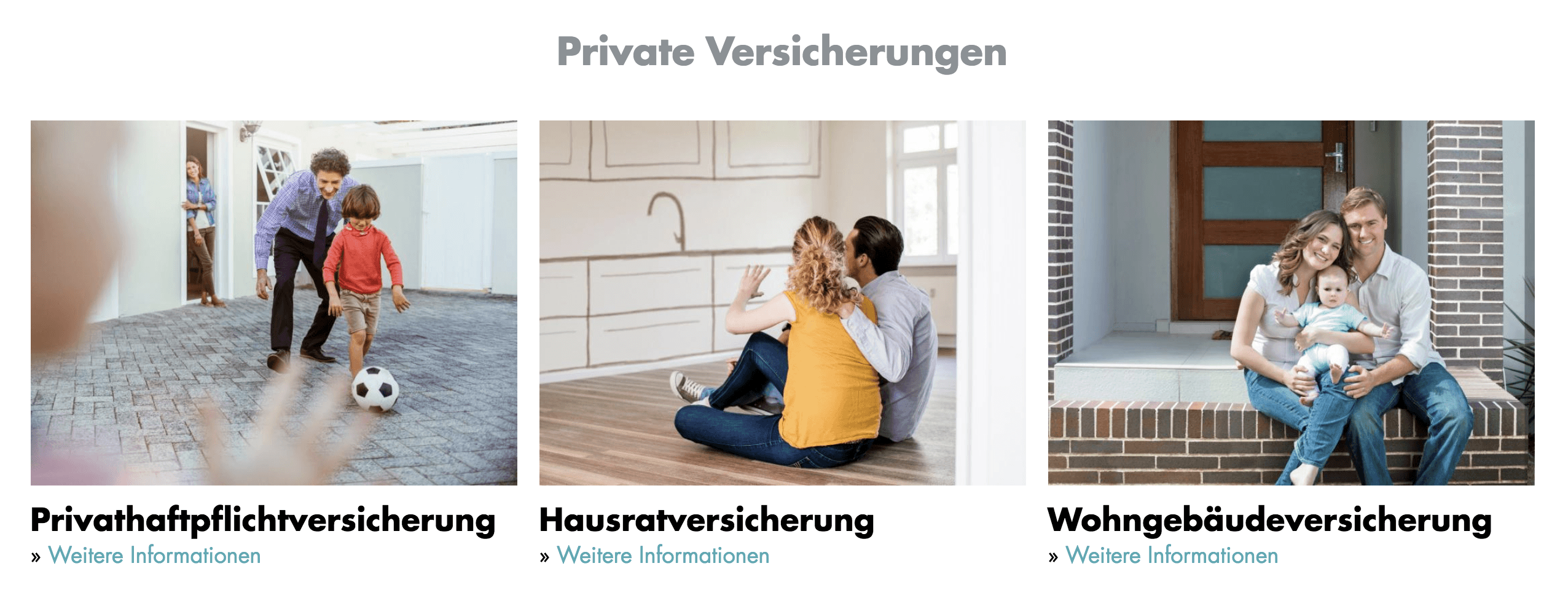 Helvetia Haftpflichtversicherungen Arten
