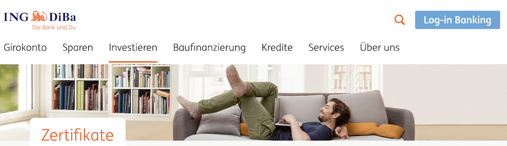 ING-DiBa Zertifikate handeln