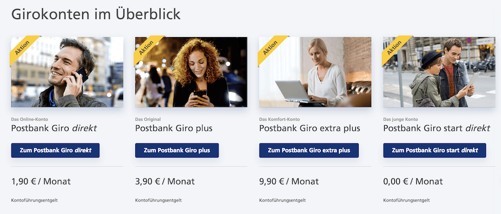 Postbank Konten