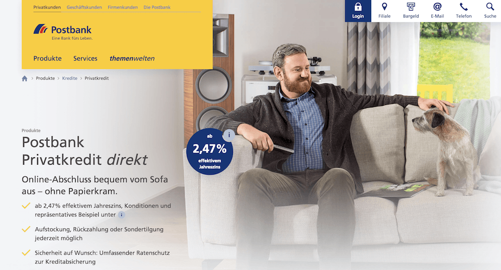 Postbank Privatkredit