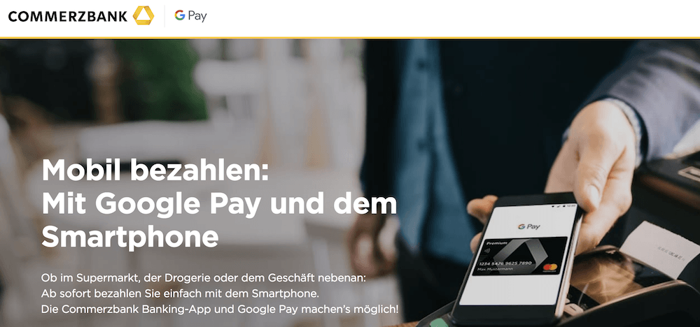 Commerzbank Google Pay