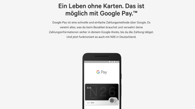 Google Pay N26