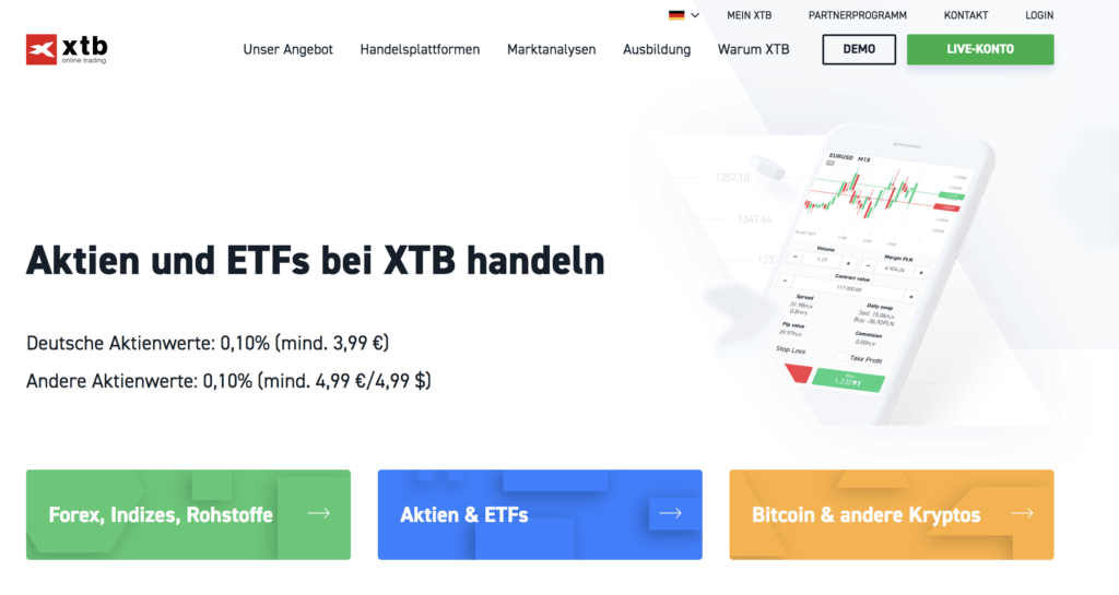 XTB Aktien Erfahrungen von Aktiendepot.com