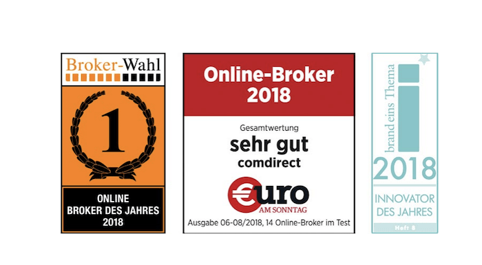 comdirect Auszeichnungen