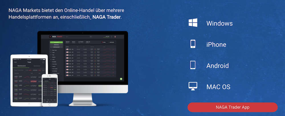 NAGA Trader Handelsplattform