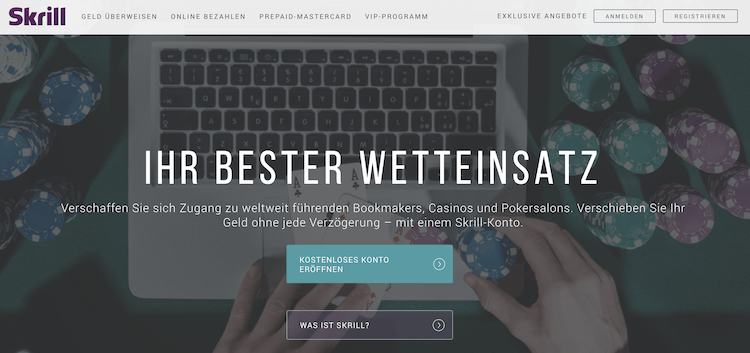 Skrill Online Zahlungsdienst