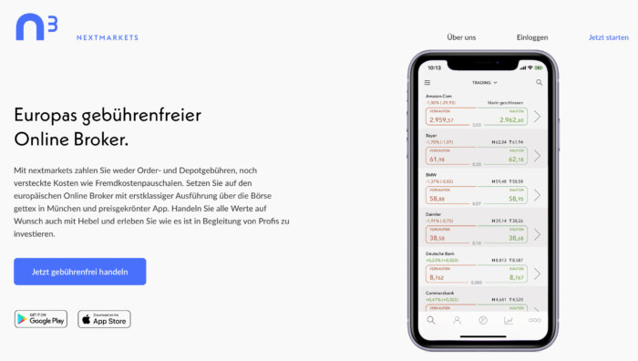 nextmarkets Kosten