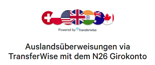 N26 Auslandsüberweisungen