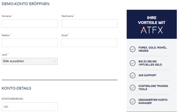 ATFX Demokonto
