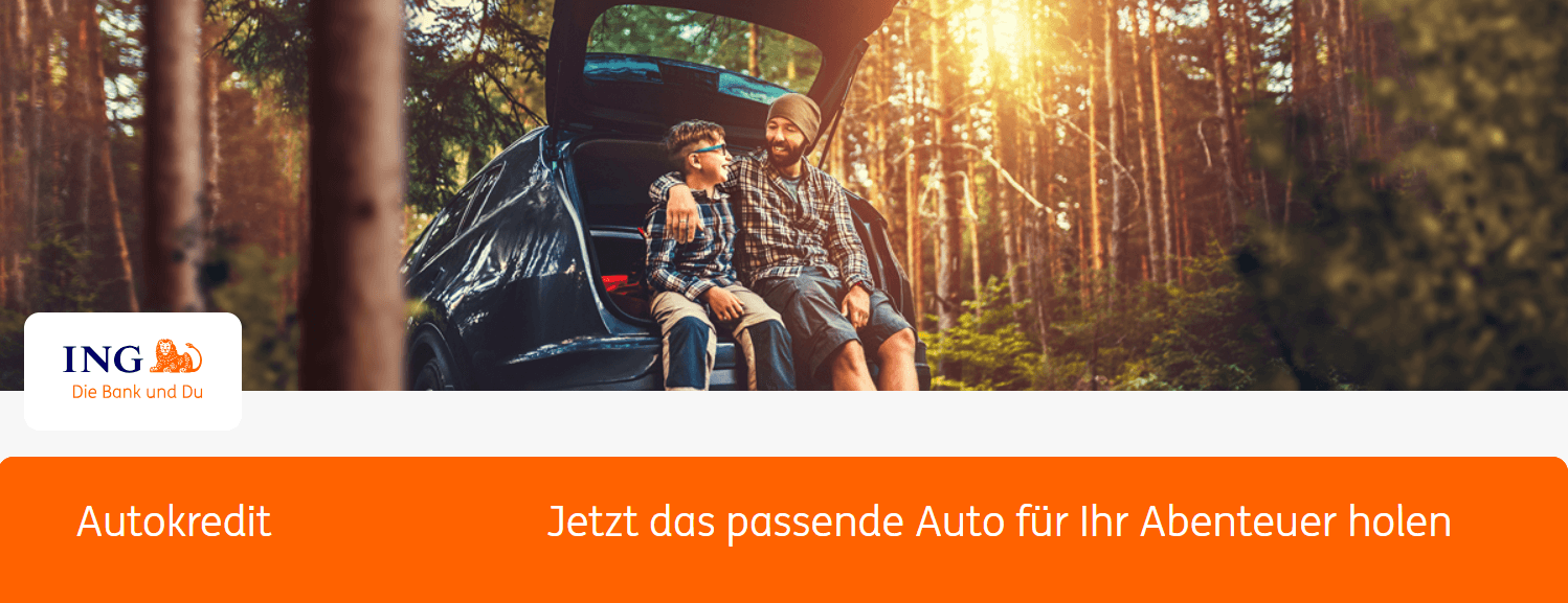 Der ING-Autokredit für das passende Auto