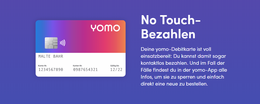 Yomo girokonto Test