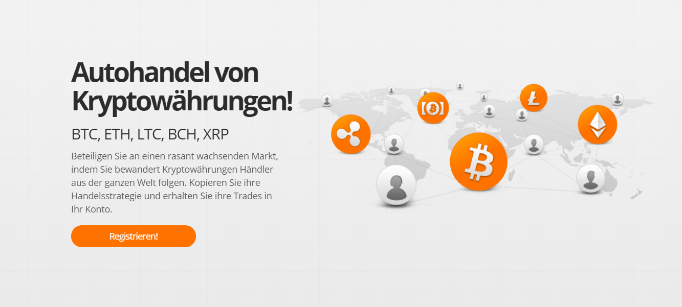 Zulutrade bietet den Autohandel und Kryptowährungen an
