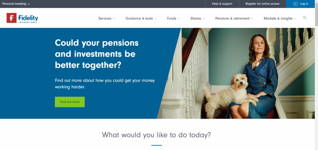 This is the Website of fidelity