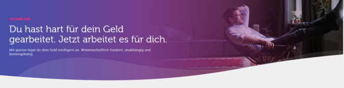 Quirion bietet eine attraktive Geldanlage