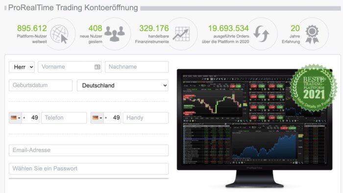 ProRealTime Konto
